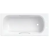 Twyford Celtic Rectangular Bathtub 150cm x 70cm 137L Capacity with Handles - BS1472WH