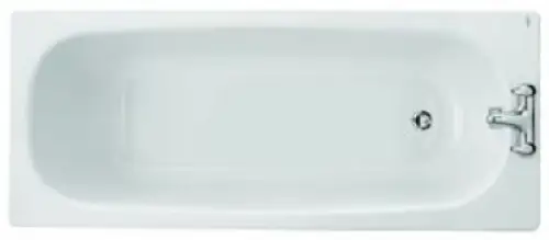 Click Here To Enlarge This Photo Of Twyford Celtic Steel 1700 Plain Bath &lpar;NO antislip&rpar; with Leg Set BL1522WH