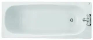 Twyford Celtic Steel 1700 Plain Bath &lpar;NO antislip&rpar; with Leg Set BL1522WH