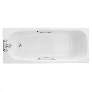Click Here To Enlarge This Photo Of Twyford Shallow Bath White 1524 mm Antislip SB1372WH