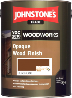 Click Here To Enlarge This Photo Of Johnstone's Trade Opaque Wood Finish &lpar;Solvent &sol; Oil Based&rpar; in Rustic Oak 5 Litre
