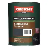 Johnstone&rsquo;s Trade Shed & Fence Treatment Ready Mixed Grey 5L