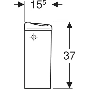 Click Here To Enlarge This Photo Of Twyford Option Exposed Cistern Close Coupled 6 &sol; 4 Litre for Floor Standing WC - OT2396WH