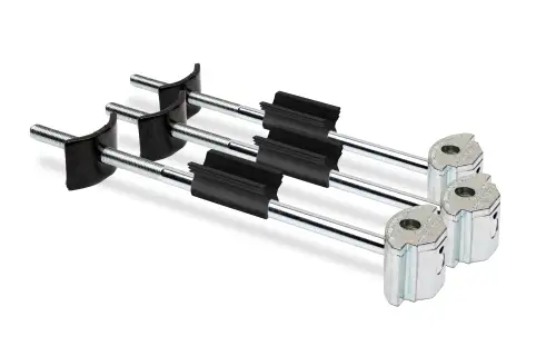 Click Here To Enlarge This Photo Of Quaytech Zipbolt Connectors ZIP-10&period;700 3 Pack 164mm &lpar;26mm - 40mm Worktop&rpar;