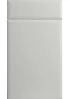 Click Here To Enlarge This Photo Of Bella Satin White &colon; Style &colon; Lincoln&period; MDF Vinyl Wrapped Door&sol;Drawer