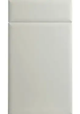 Click Here To Enlarge This Photo Of Bella High Gloss White &colon; Style &colon; Lincoln&period; MDF Vinyl Wrapped Door&sol;Drawer