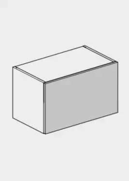 Click Here To Enlarge This Photo Of Kitchen Kit Slab Flatpack 600 Bridging Wall Kitchen Cabinet Matt Blue with Urban Oak Cabinet - FKUO3719